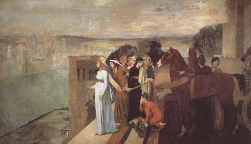 Edgar Degas Semiramis Building Babylon (mk06) France oil painting art
